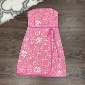 Lilly Pulitzer Strapless Dress Size 2